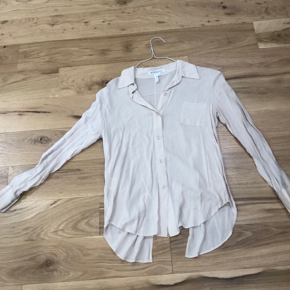 Bcbg blouse. Cream colored